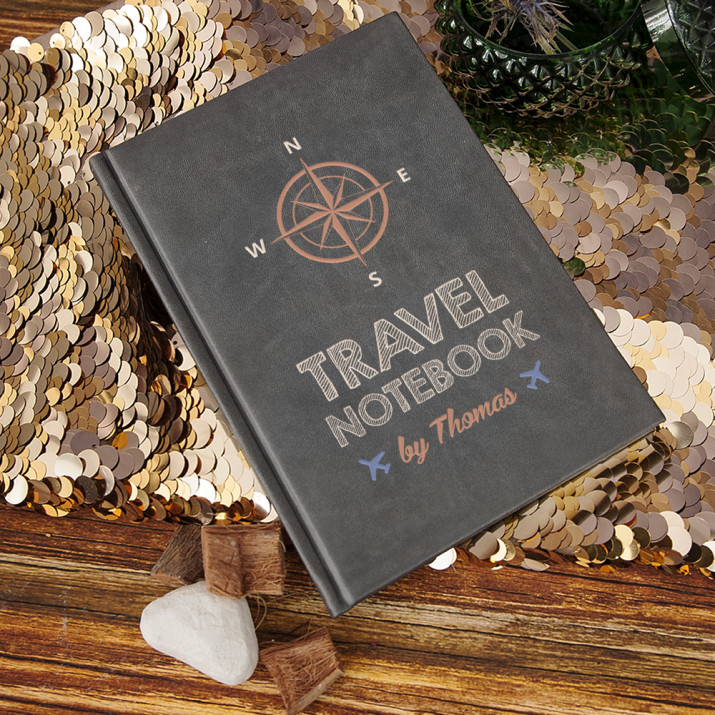 Travel Notebook - Notizbuch A5 mit Aufdruck